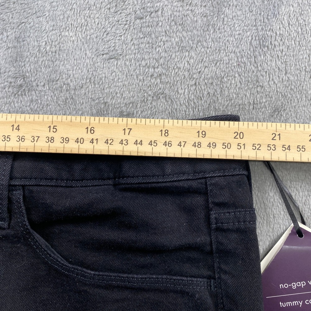 AVA & VIV Womens Black High Rise Flare Jeans‎ Tummy Control Size 18 - Picture 13 of 16